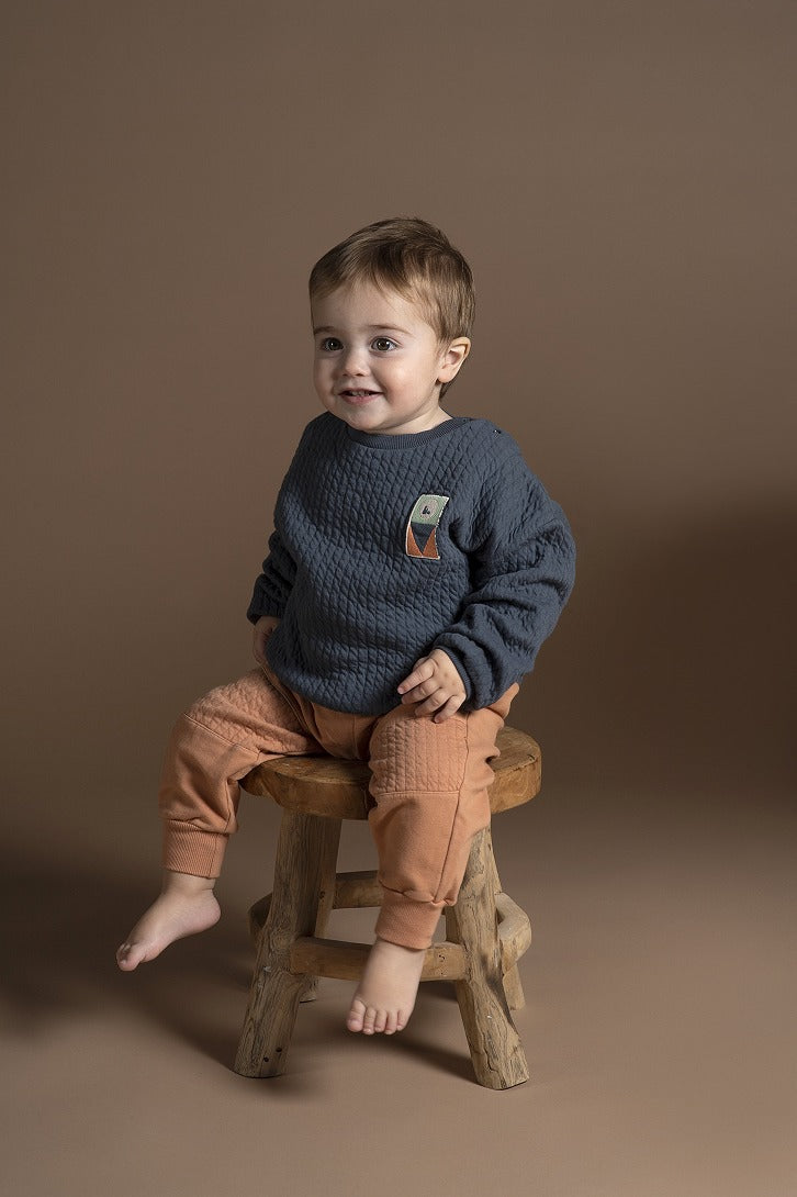 【babyclic】Sweatshirts Quilted Night blue スウェット 18m,24m,4y  | Coucoubebe/ククベベ