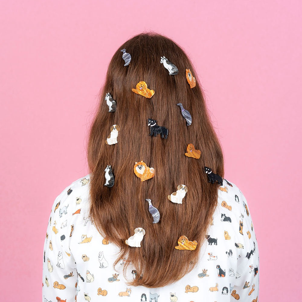 【Coucou Suzette】Husky Hair Clip ハスキーヘアクリップ  | Coucoubebe/ククベベ