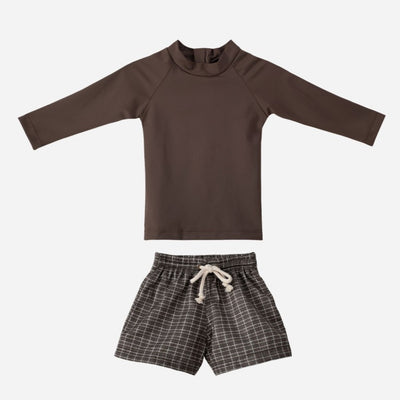 son and daughter】Doma Rash Guard Sets 水着 6-12m,1-2y,3-4y 