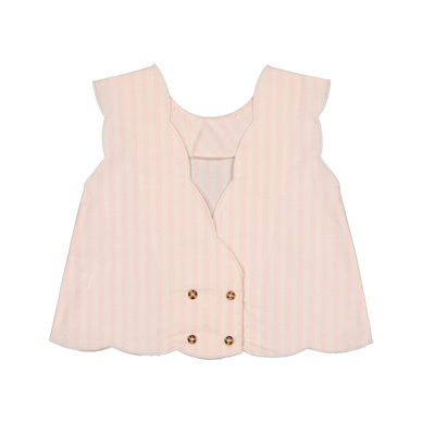 【LOIR Paris】TOP DUNE Pink stripes タンクトップ 36m,4Y（Sub Image-2） | Coucoubebe/ククベベ