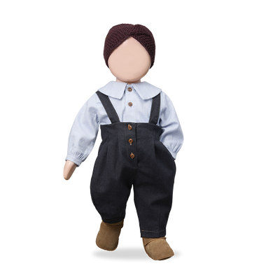 【1＋in the family】ELKE overall dark blue オーバーオール 18m,24m,36m（Sub Image-2） | Coucoubebe/ククベベ