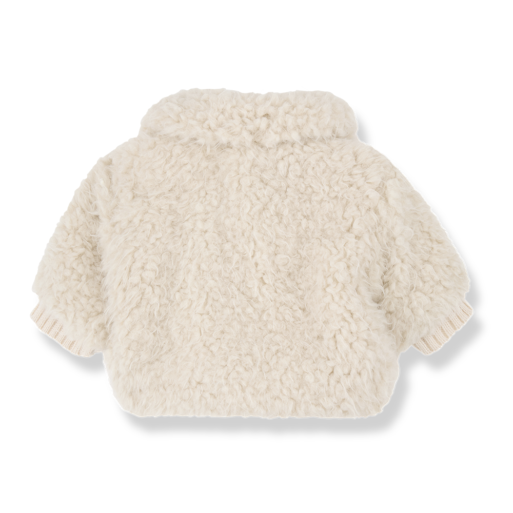 【1＋in the family】EMILIA coat ecru コート 12ｍ,18m,24m  | Coucoubebe/ククベベ