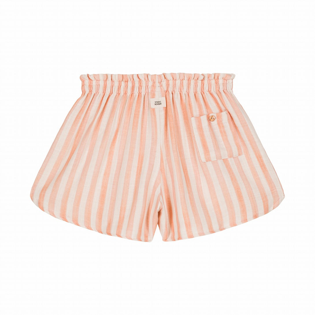 【STUDIO BOHEME】【40%OFF】SHORTS GEORGETTE NUDE STRIPES ショートパンツ 36m,4y  | Coucoubebe/ククベベ