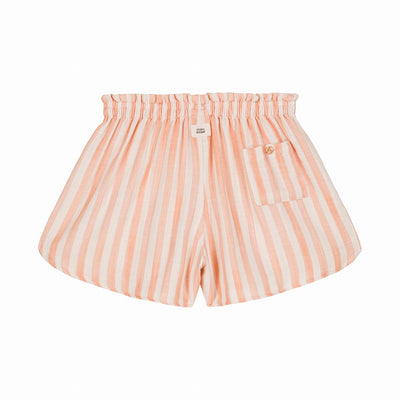 【STUDIO BOHEME】【40%OFF】SHORTS GEORGETTE NUDE STRIPES ショートパンツ 36m,4y（Sub Image-2） | Coucoubebe/ククベベ