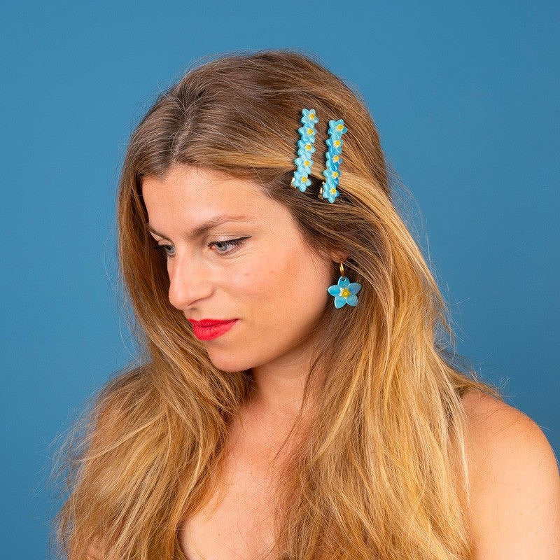 【Coucou Suzette】Forget Me Not Hair Clip ワスレナグサヘアクリップ  | Coucoubebe/ククベベ