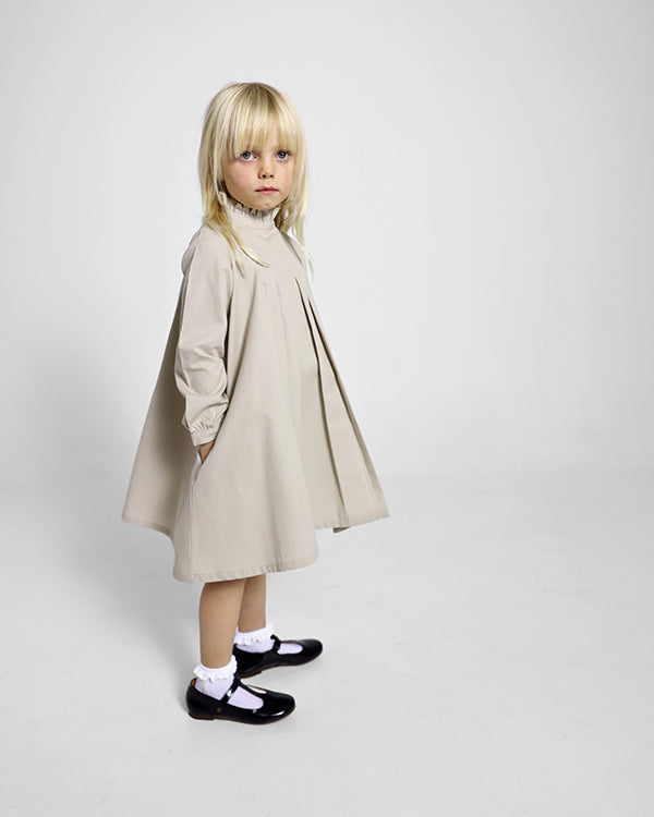 【AS WE GROW】【30%OFF】Frill Collar Dress - Handmade Straw ワンピース 3-5y,6-8y  | Coucoubebe/ククベベ