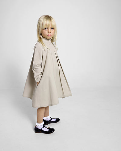 【AS WE GROW】【30%OFF】Frill Collar Dress - Handmade Straw ワンピース 3-5y,6-8y（Sub Image-2） | Coucoubebe/ククベベ