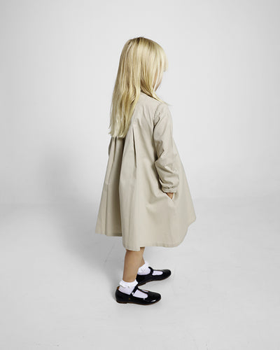 【AS WE GROW】【30%OFF】Frill Collar Dress - Handmade Straw ワンピース 3-5y,6-8y（Sub Image-3） | Coucoubebe/ククベベ
