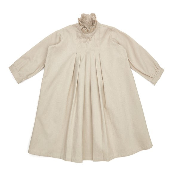 【AS WE GROW】【30%OFF】Frill Collar Dress - Handmade Straw ワンピース 3-5y,6-8y  | Coucoubebe/ククベベ