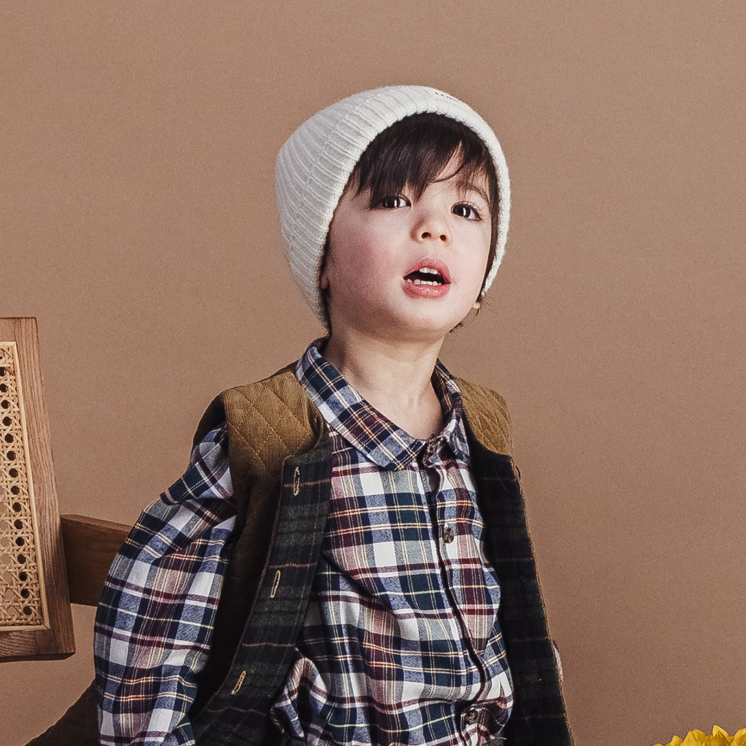 【LOIR Paris】【予約販売】Veste GABRIEL BISCUIT QUILTEDVELVET ベスト 36m,4Y  | Coucoubebe/ククベベ