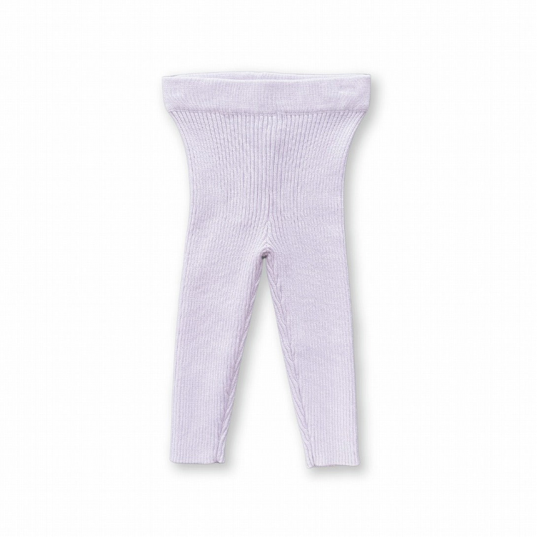 【GROWN】Organic Ribbed Essential Leggings Lilic Ice レギンス 6-12m,12-18m,18-24m,2-3y  | Coucoubebe/ククベベ