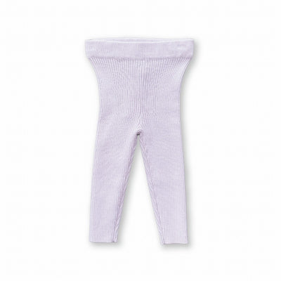 【GROWN】Organic Ribbed Essential Leggings Lilic Ice レギンス 6-12m,12-18m,18-24m,2-3y（Sub Image-1） | Coucoubebe/ククベベ