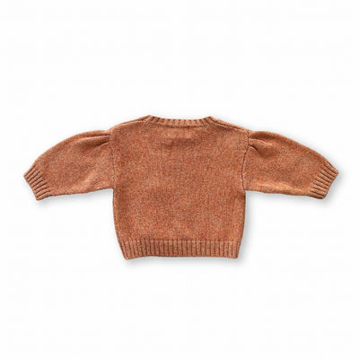 【GROWN】Fleck Yarn Pull Over Tawny ニット 12-18m,18-24m,2-3y（Sub Image-2） | Coucoubebe/ククベベ