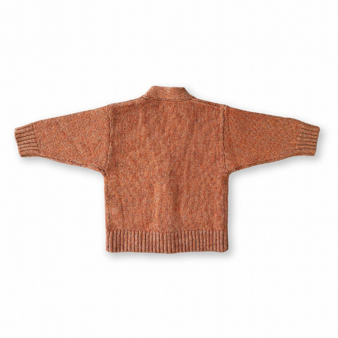 【GROWN】Fleck Yarn Pocket Cardigan Tawny カーディガン 12-18m,18-24m,2-3y  | Coucoubebe/ククベベ