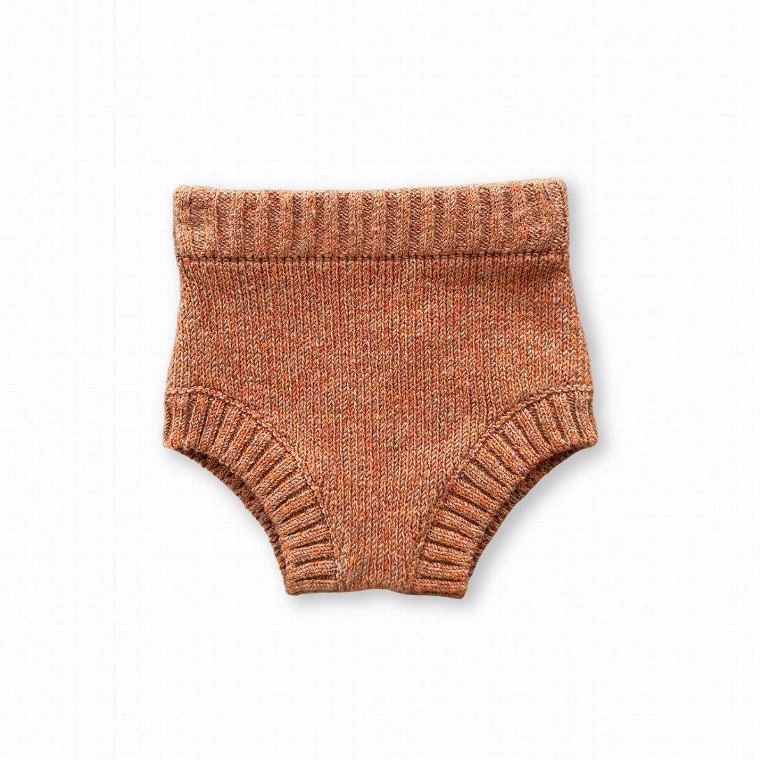 【GROWN】Fleck Yarn Knitted Bloomers Tawny ブルマ 6-12m,12-18m,18-24m  | Coucoubebe/ククベベ