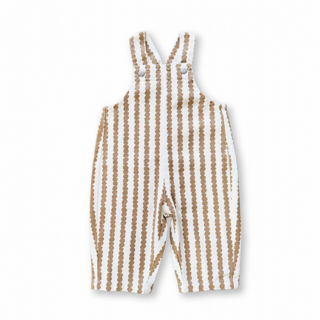 【GROWN】Everyday Organic Overalls Stacked Pebble オーバーオール 6-12m,12-18m,18-24m,2-3y,3-4y  | Coucoubebe/ククベベ