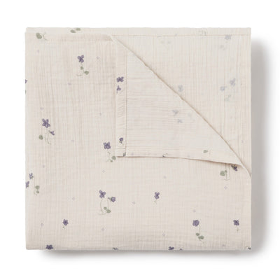 【garbo&friends】Viola Muslin Swaddle Blanket ブランケット（Sub Image-1） | Coucoubebe/ククベベ