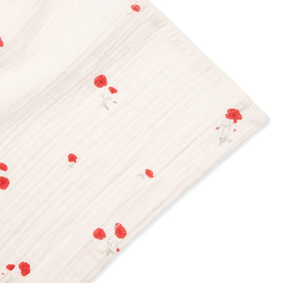【garbo&friends】Poppy Muslin Swaddle Blanket ブランケット（Sub Image-2） | Coucoubebe/ククベベ