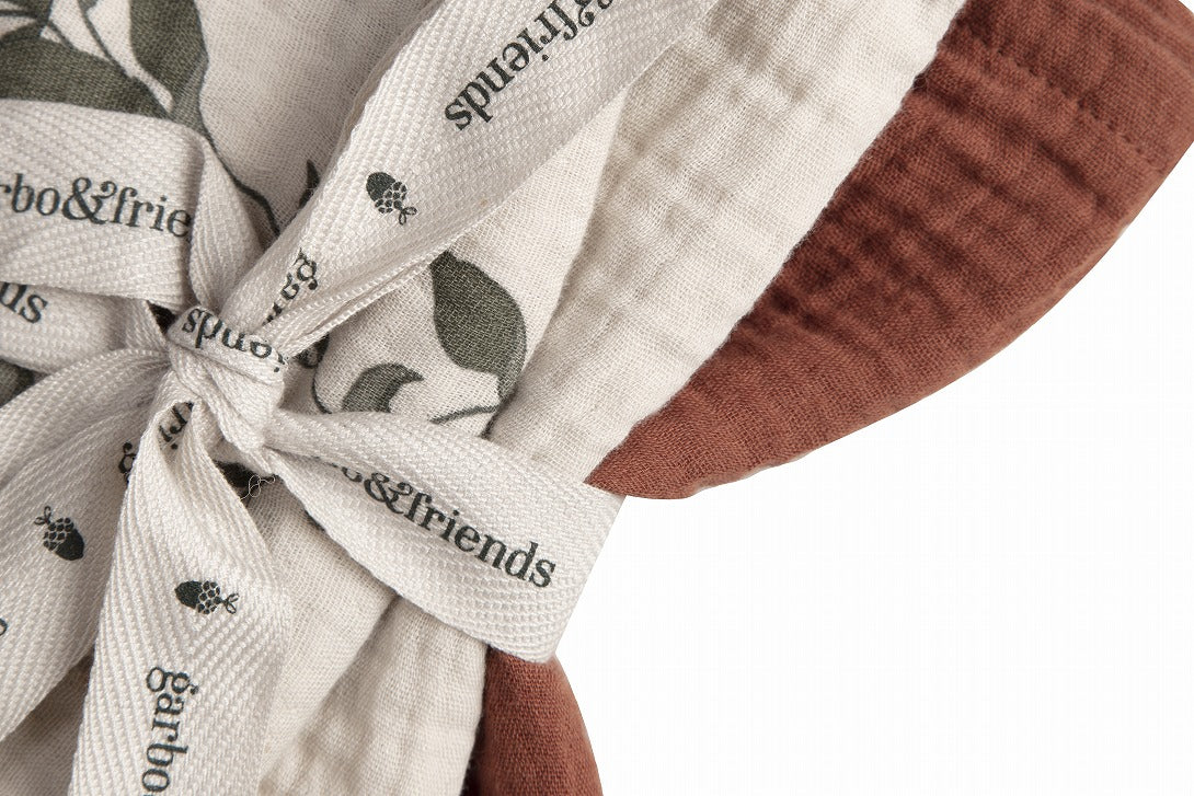 【garbo&friends】Burp Cloths 3pcs Honeysuckle　ガーゼクロス３枚セット  | Coucoubebe/ククベベ
