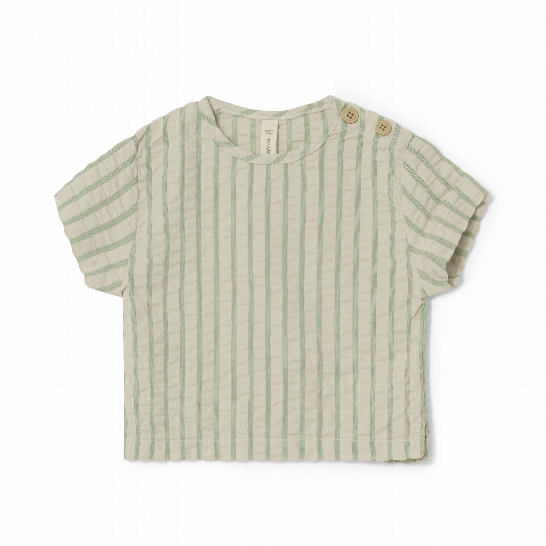 【garbo&friends】【30%OFF】Stripe Emerald Top Baby Tシャツ 2-6m,6-12m  | Coucoubebe/ククベベ