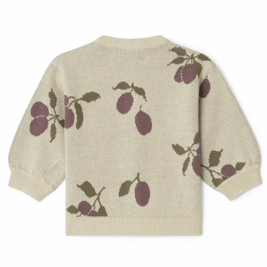 【garbo&friends】Prune Beige Knitted Cardigan Baby カーディガン 2-6m,6-12m,1-2y  | Coucoubebe/ククベベ