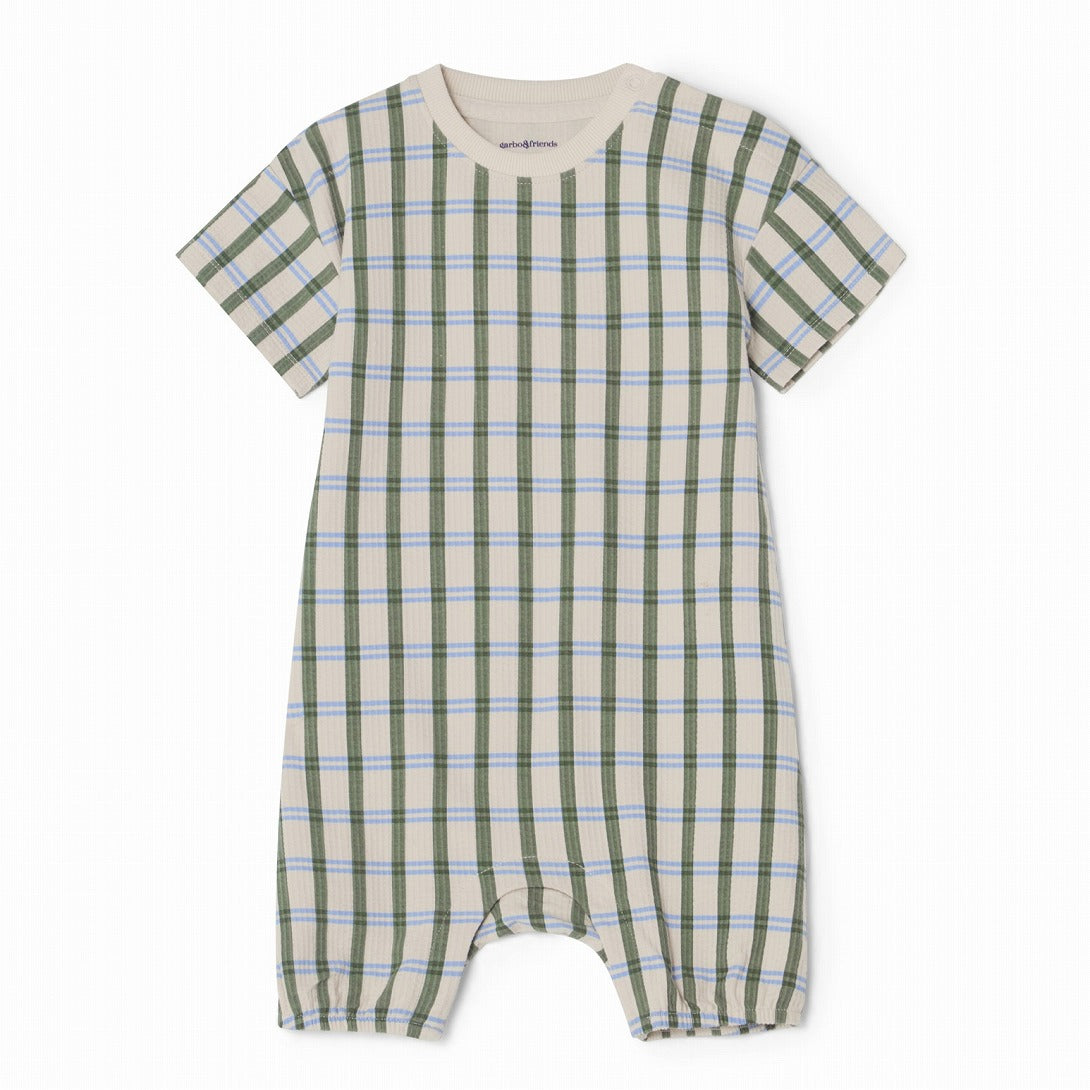 【garbo&friends】Lisboa Stripe Structured Jersey Onesie ロンパース 6-12m,1-2y  | Coucoubebe/ククベベ