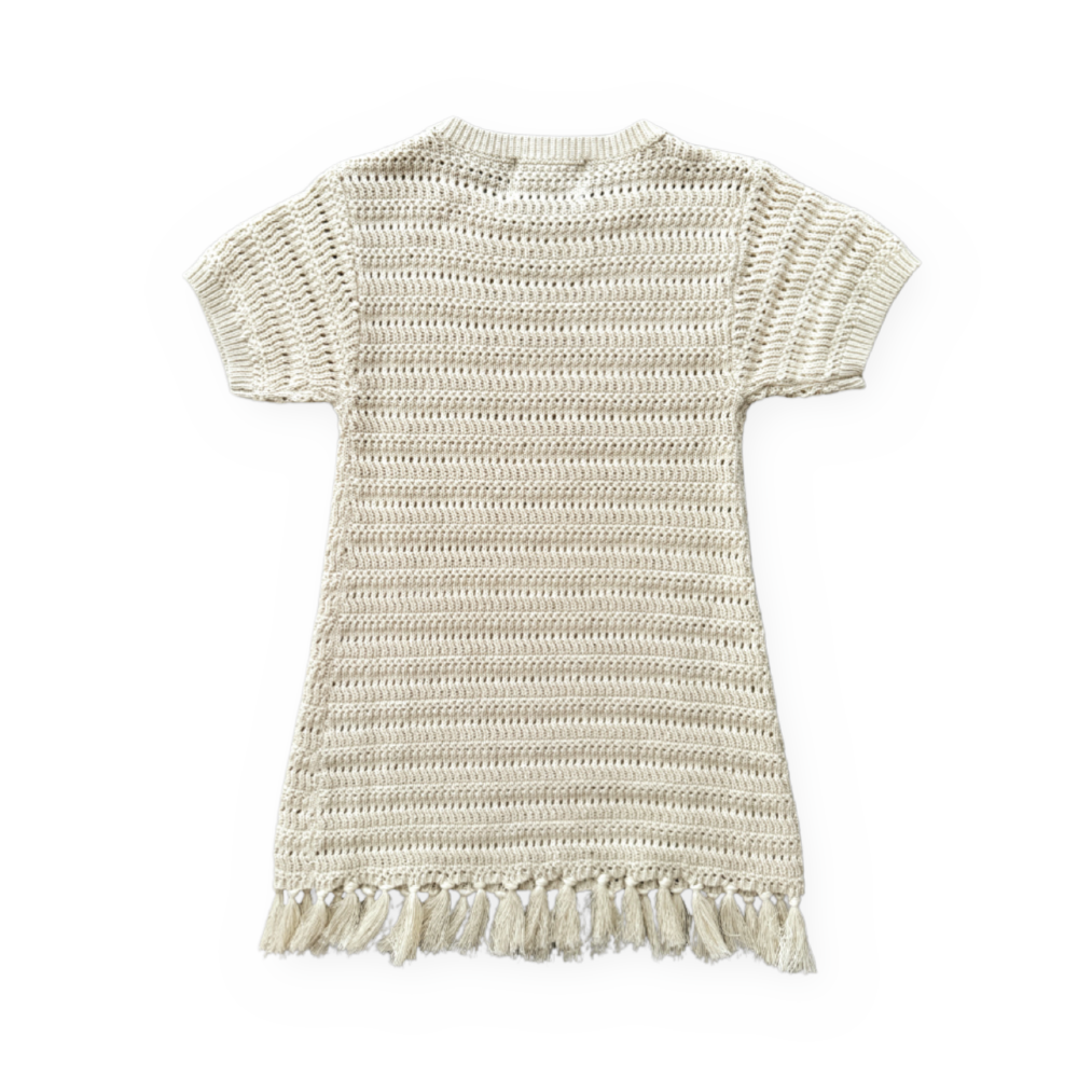 【GROWN】Knitted Tassel Dress Dune ワンピース 12-18m,18-24m,2-3y,3-4y  | Coucoubebe/ククベベ