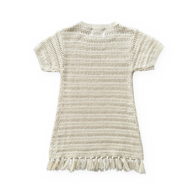 【GROWN】Knitted Tassel Dress Dune ワンピース 12-18m,18-24m,2-3y,3-4y（Sub Image-2） | Coucoubebe/ククベベ