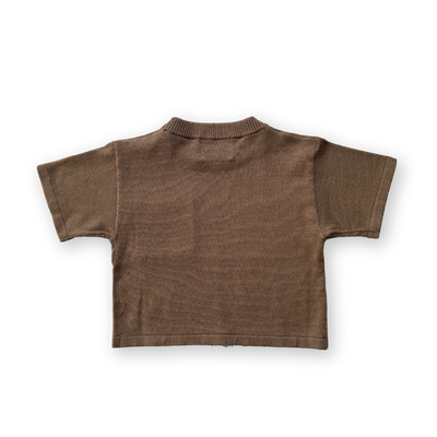 【GROWN】Knitted Pocket Tee Cafe Tシャツ 12-18m,18-24m,2-3y（Sub Image-2） | Coucoubebe/ククベベ