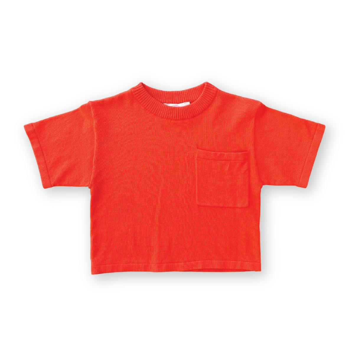 【GROWN】Knitted Pocket Tee Rosso Tシャツ 12-18m,18-24m,2-3y  | Coucoubebe/ククベベ