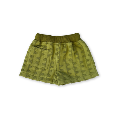 【GROWN】Terry Towelling Flow Shorts Leaf ショートパンツ 12-18m,18-24m,2-3y,3-4y（Sub Image-2） | Coucoubebe/ククベベ