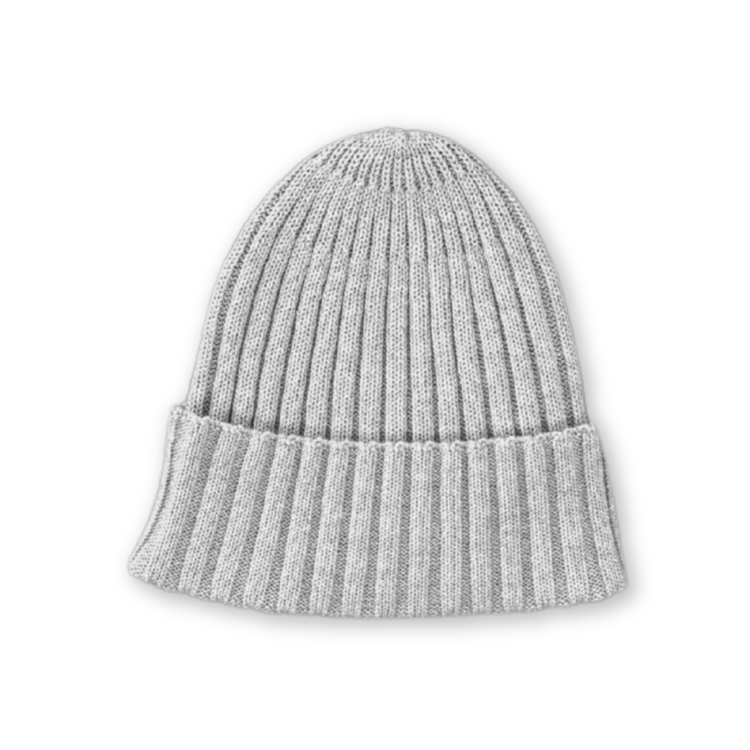 【GROWN】Ribbed Pixie Beanie Grey Marle 帽子 S,M,L  | Coucoubebe/ククベベ