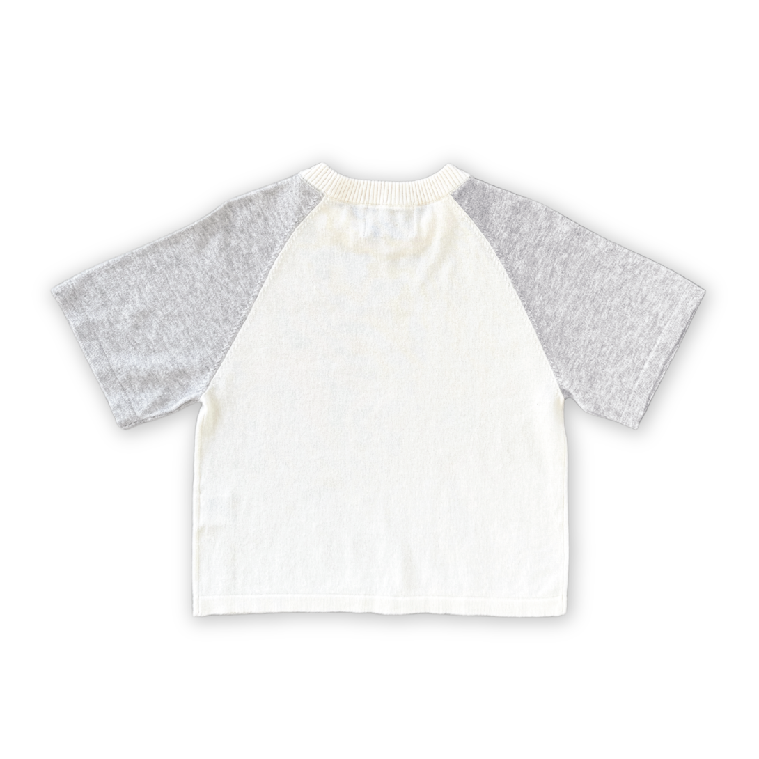 【GROWN】Raglan Tee Milk Tシャツ 12-18m,18-24m,2-3y,3-4y  | Coucoubebe/ククベベ