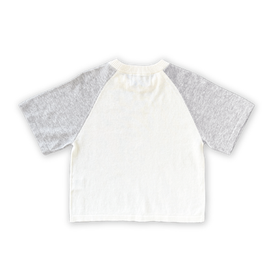 【GROWN】Raglan Tee Milk Tシャツ 12-18m,18-24m,2-3y,3-4y（Sub Image-2） | Coucoubebe/ククベベ