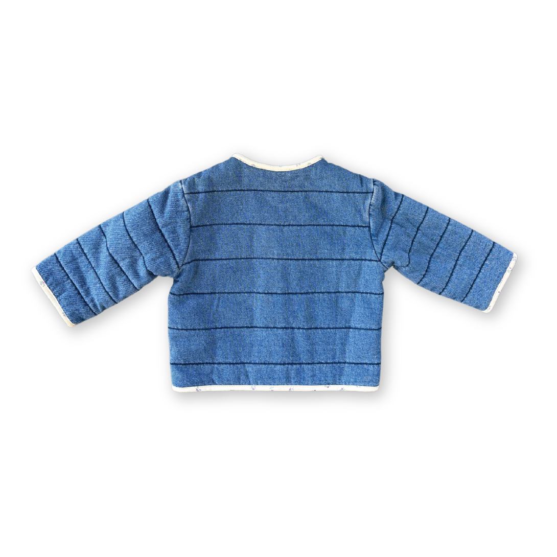 【GROWN】Quilted Reversible Jacket Denim&Garden ジャケット 12-18m,18-24m,2-3y,3-4y  | Coucoubebe/ククベベ