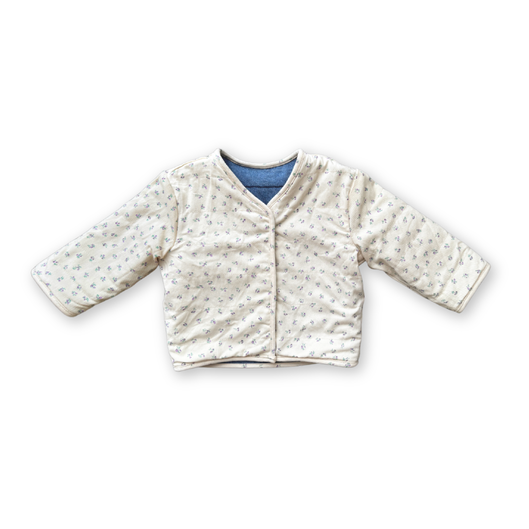 【GROWN】Quilted Reversible Jacket Denim&Garden ジャケット 12-18m,18-24m,2-3y,3-4y  | Coucoubebe/ククベベ