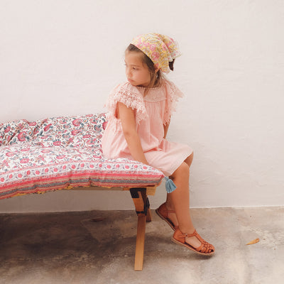 【LOUISE MISHA】【40％off】DRESS BELINA CHAMALLOW　刺繍ワンピース ピンク（Sub Image-2） | Coucoubebe/ククベベ