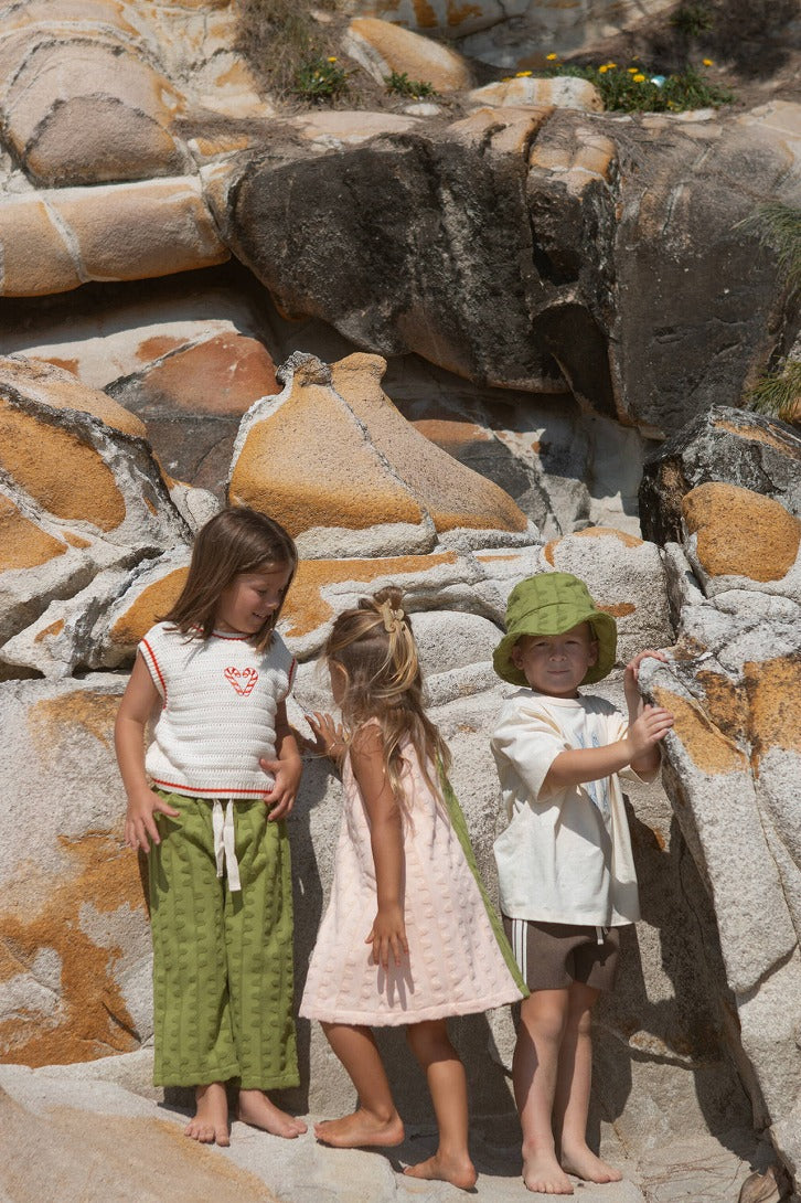 【GROWN】Milano Knit Short Mud ショーツ 12-18m,18-24m,2-3y,3-4y  | Coucoubebe/ククベベ