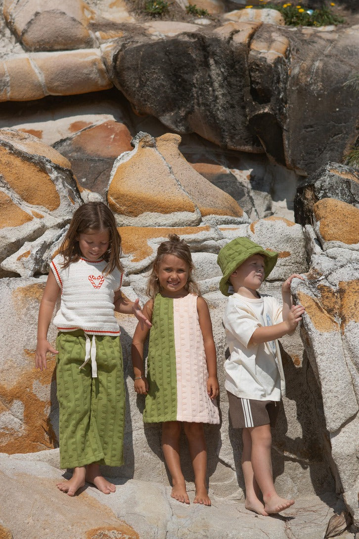 【GROWN】Terry Towelling Flow Pant Leaf パンツ 6-12m,12-18m,18-24m,2-3y,3-4y  | Coucoubebe/ククベベ