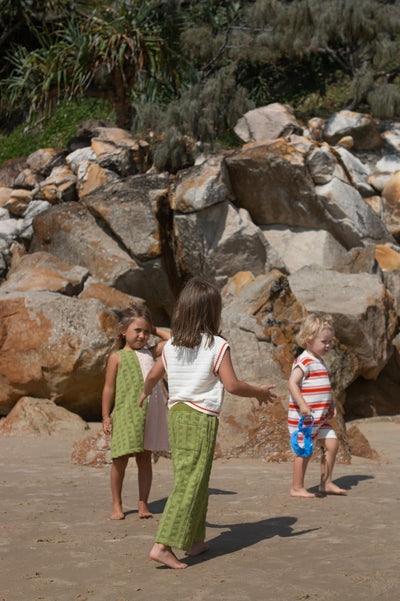 【GROWN】Terry Towelling Flow Pant Leaf パンツ 6-12m,12-18m,18-24m,2-3y,3-4y（Sub Image-4） | Coucoubebe/ククベベ