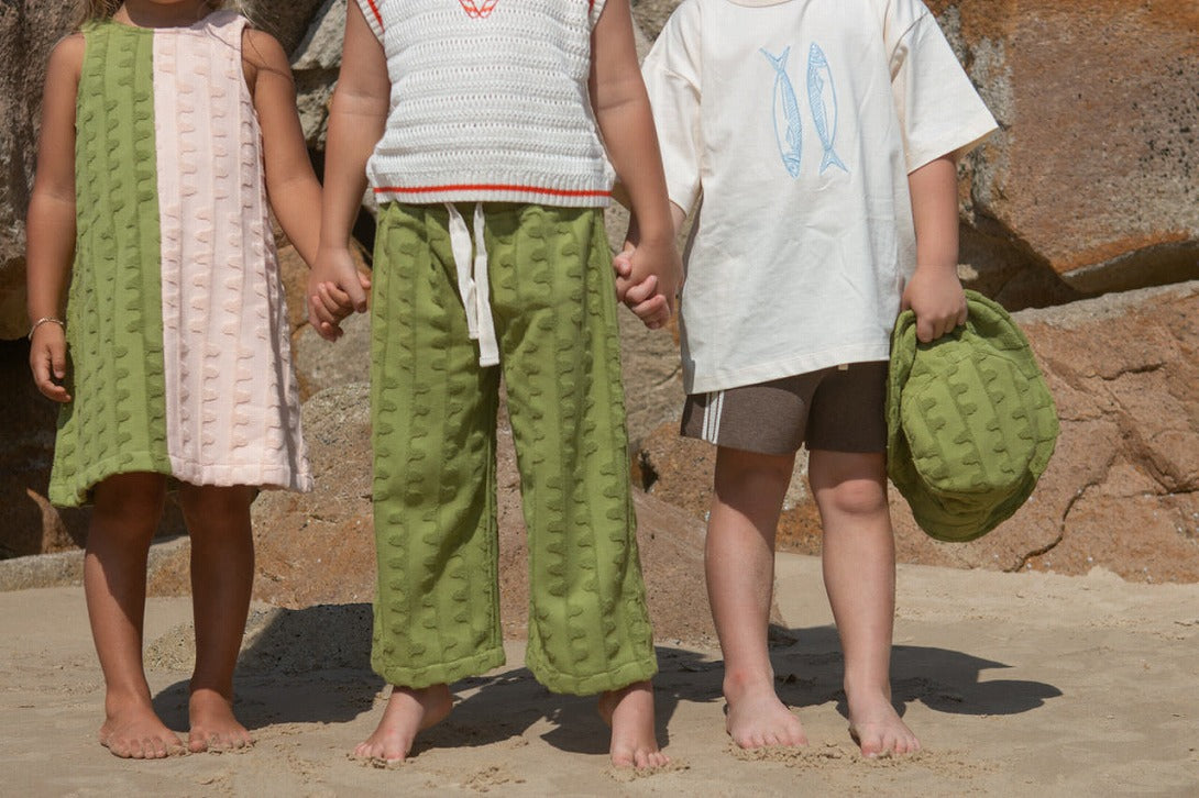 【GROWN】Milano Knit Short Mud ショーツ 12-18m,18-24m,2-3y,3-4y  | Coucoubebe/ククベベ