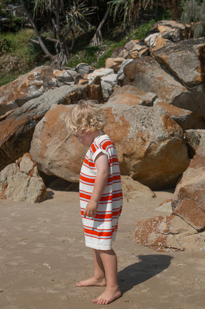【GROWN】Island Stripe Playsuit ロンパース 6-12m,12-18m（Sub Image-12） | Coucoubebe/ククベベ