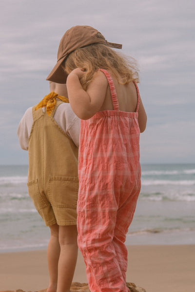 【GROWN】Cotton Check Playsuit  オーバーオール 12-18m,18-24m,2-3y,3-4y（Sub Image-9） | Coucoubebe/ククベベ