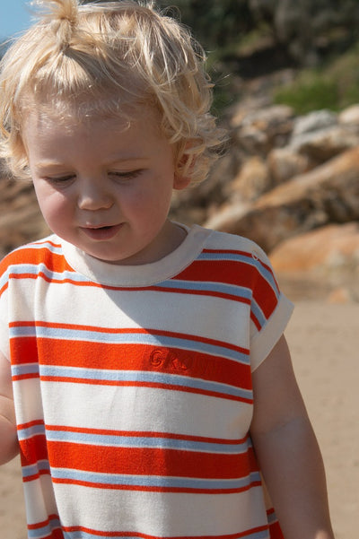 【GROWN】Island Stripe Playsuit ロンパース 6-12m,12-18m（Sub Image-6） | Coucoubebe/ククベベ