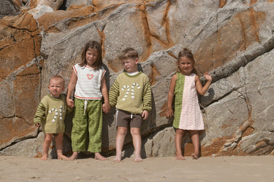 【GROWN】Terry Towelling Flow Pant Leaf パンツ 6-12m,12-18m,18-24m,2-3y,3-4y（Sub Image-13） | Coucoubebe/ククベベ