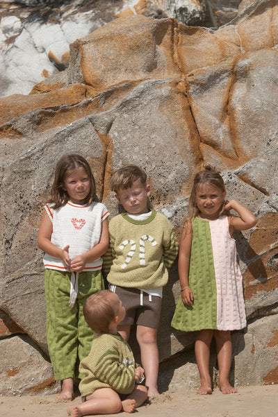 【GROWN】Milano Knit Short Mud ショーツ 12-18m,18-24m,2-3y,3-4y（Sub Image-11） | Coucoubebe/ククベベ