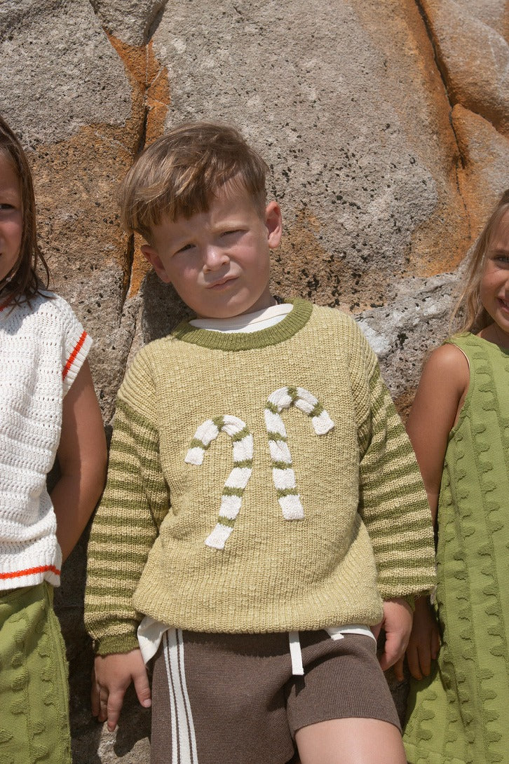 【GROWN】Milano Knit Short Mud ショーツ 12-18m,18-24m,2-3y,3-4y  | Coucoubebe/ククベベ