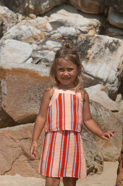 【GROWN】Island Stripe Skirt スカート 12-18m,18-24m,2-3y,3-4y（Sub Image-3） | Coucoubebe/ククベベ