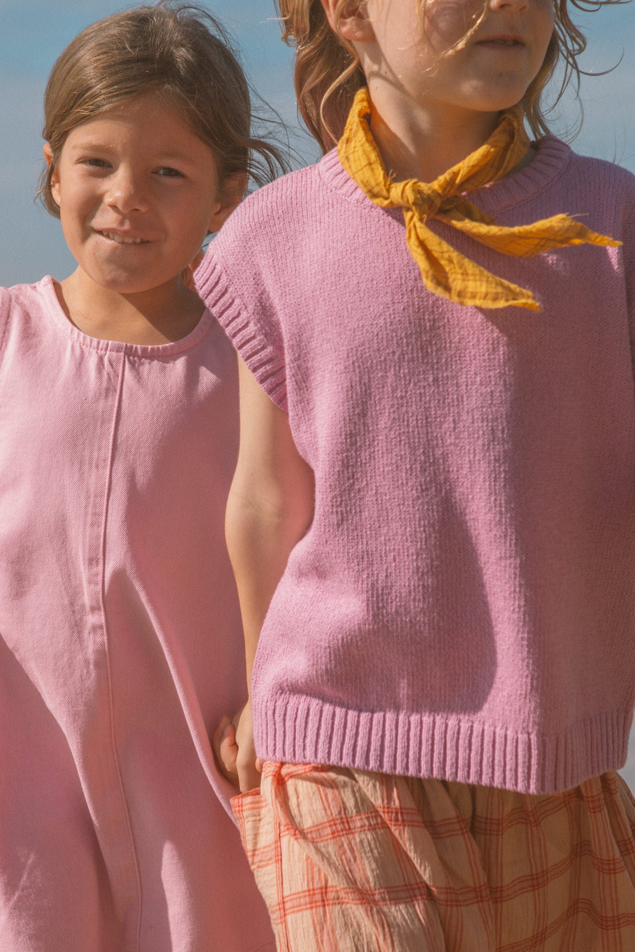 【GROWN】Organic Shift Denim Dress Candy ワンピース 12-18m,18-24m,2-3y  | Coucoubebe/ククベベ