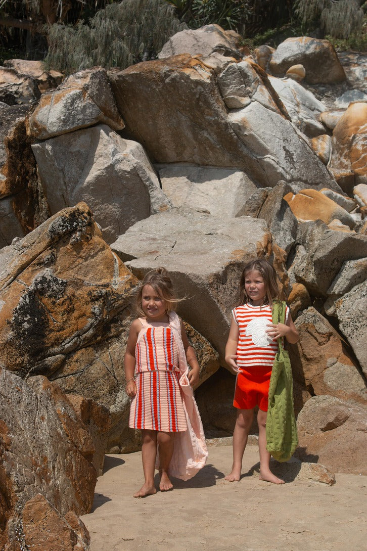 【GROWN】Island Stripe Skirt スカート 12-18m,18-24m,2-3y,3-4y  | Coucoubebe/ククベベ